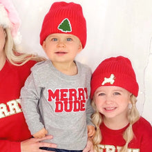 Load image into Gallery viewer, Merry Dude Christmas Sweatshirt
