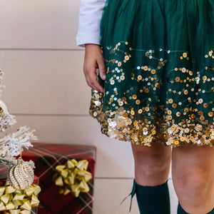 Emerald Sequin Christmas Tutu