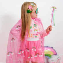 Load image into Gallery viewer, Rainbow Sequin Cape
