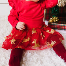 Load image into Gallery viewer, Christmas Plaid L/S Tutu Bodysuit

