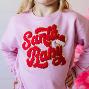 Santa Baby Patch Christmas Sweashirt