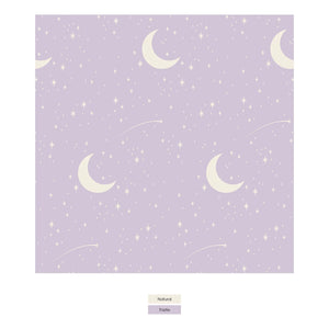 Long Sleeve Graphic Tee Pajama Set Thistle Starry Sky & Moon