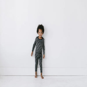 Long Sleeve Pajama Set Stone Spiders
