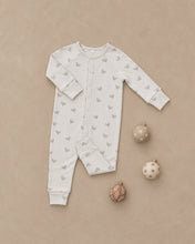 Load image into Gallery viewer, Organic Long John Pajama in Hanukkah print, laid flat with ornaments
