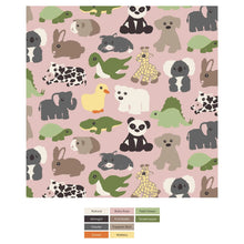 Load image into Gallery viewer, Print Muffin Ruffle Footie with 2 Way Zipper - Baby Rose Too Many Stuffies
