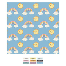 Load image into Gallery viewer, Print Long Sleeve Pajama Set - Sunshine And Rainbows
