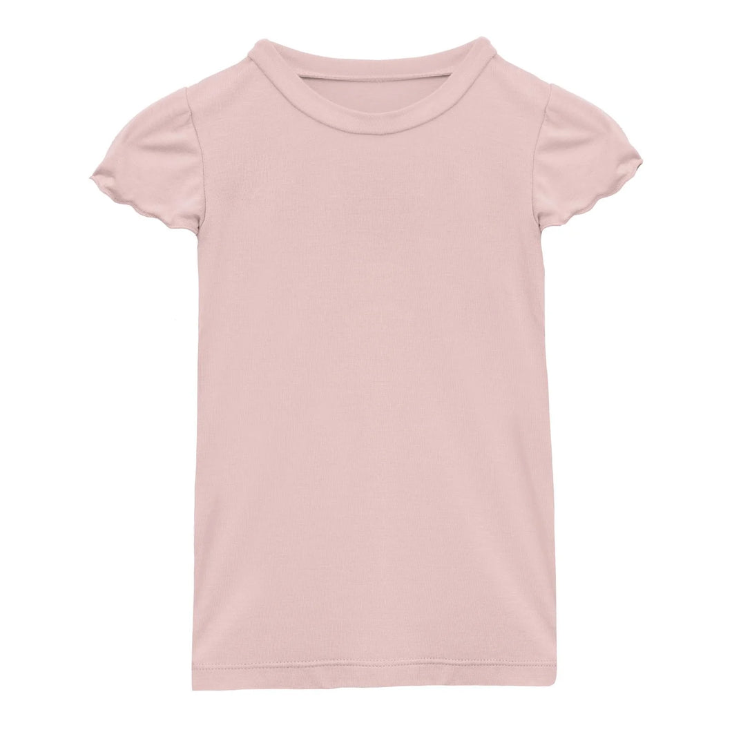 Tailored Fit Flutter Sleeve - Baby Rose