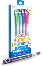 Load image into Gallery viewer, Yummy Yummy Scented Gel Pens - Metallic Set of 6
