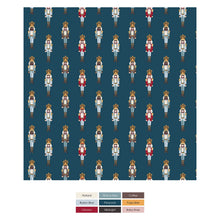 Load image into Gallery viewer, Print Footie With 2 Way Zipper - Peacock Nutcrackers
