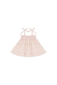 Organic Cotton Ellie Top - Petite Fleur Soft Peony