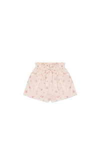 Organic Cotton Emelia Short - Petite Fleur Soft Peony