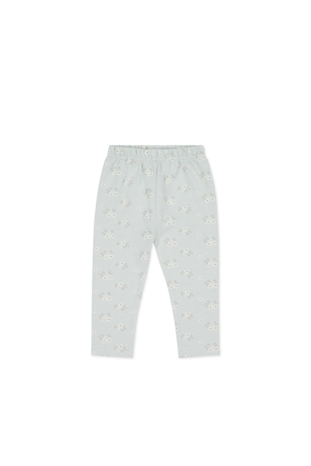 Organic Cotton Everyday Legging - Rose Floral Smoke