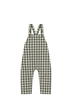 Load image into Gallery viewer, Organic Cotton Kingston Overall-Gingham Grape Leaf
