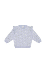 Load image into Gallery viewer, Organic Cotton Maple Sweatshirt - Rose Floral Smoke
