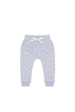 Load image into Gallery viewer, Organic Cotton Morgan Track Pant - Rose Floral Smoke
