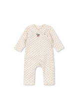 Load image into Gallery viewer, Basic Newborn Onesie GOTS - Blue Dot
