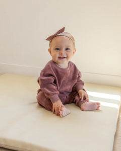 Velour Relaxed Sweatpant - Fig