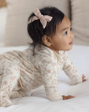 Load image into Gallery viewer, Zip Long Sleeve Sleeper Footie - Floral Vine
