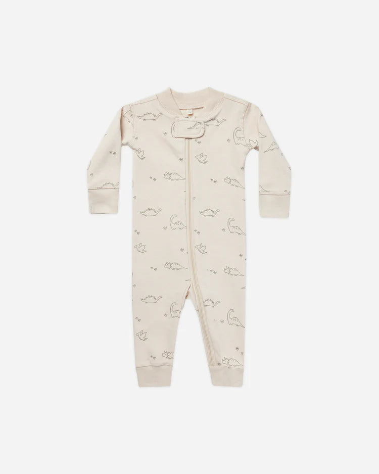 Zip Long SLeeve Sleeper - Dinos