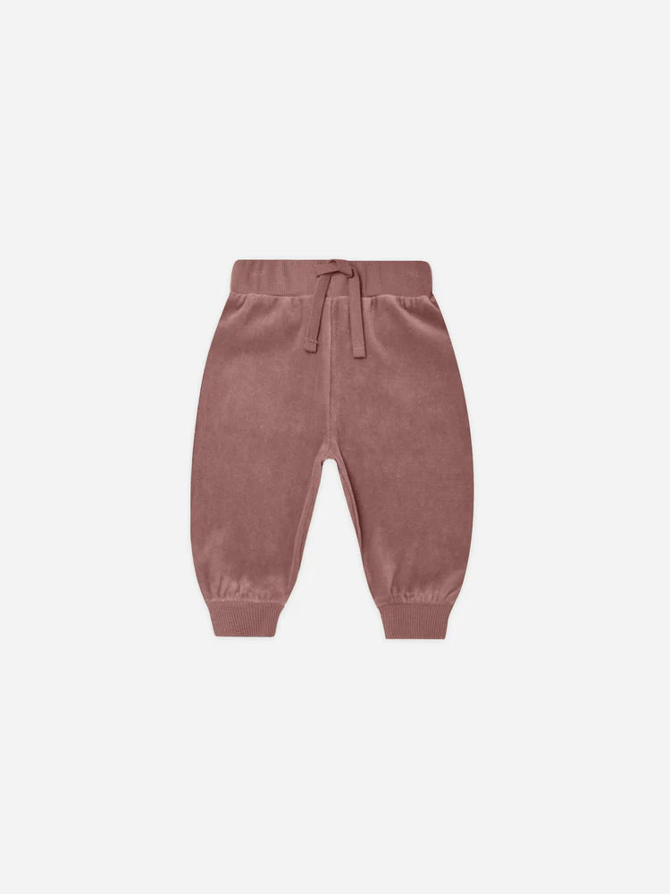 Velour Relaxed Sweatpant - Fig