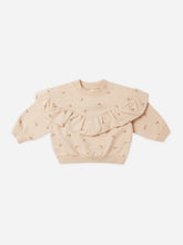 Load image into Gallery viewer, Ruffle Fleece Sweatshirt - Rainbow
