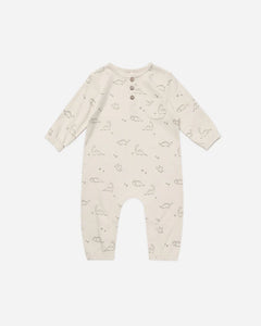 Long Sleeve Jumpsuit - Dino