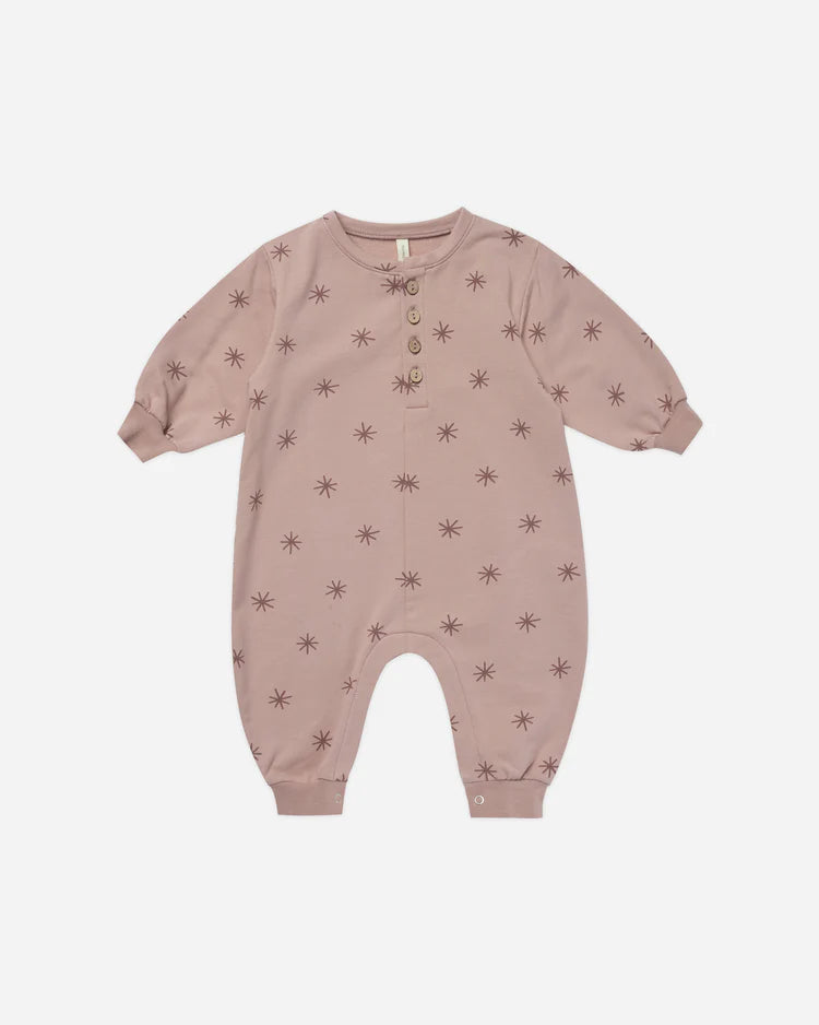 Relaxed Fleece Jumpsuit - Snow