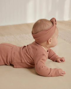 Ribbed Tee And Leggings Set - Bows