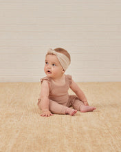 Load image into Gallery viewer, Pointelle Knit Overalls - Blush
