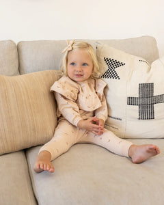 Ruffle Fleece Sweatshirt - Rainbow