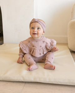 Ruffle Fleece Sweatshirt - Snow