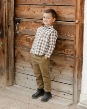 Load image into Gallery viewer, Collared Long Sleeve Shirt - Charcoal Check
