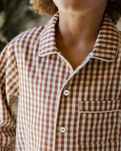 Load image into Gallery viewer, Long Sleeve Pajamas - Brick Gingham
