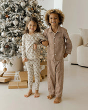 Load image into Gallery viewer, Long Sleeve Pajamas - Brick Gingham
