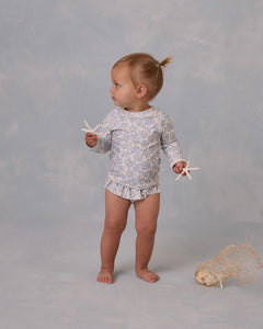 Rashguard Girls Set - Ditsy Blue