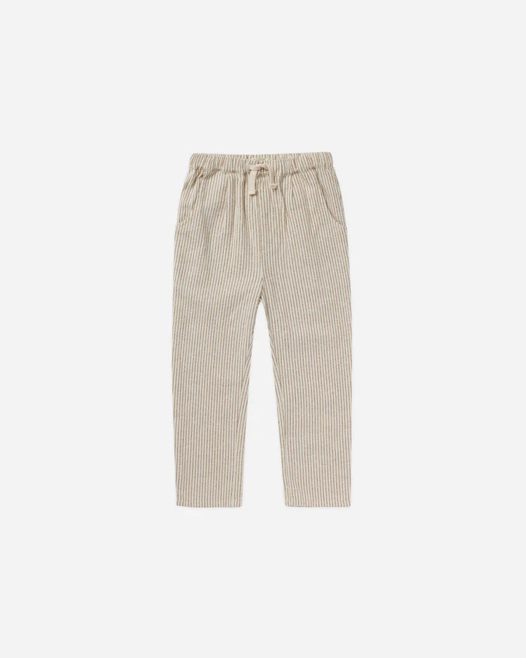 Ethan Trouser - Brass Pinstripe