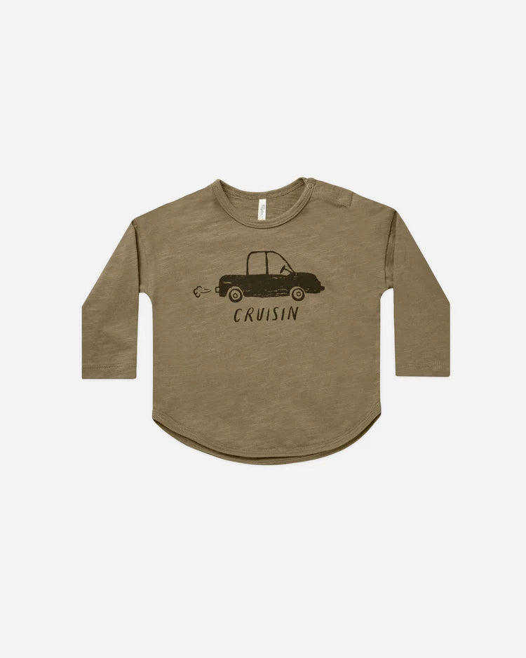 Long Sleeve Pocket Tee - Cruisin