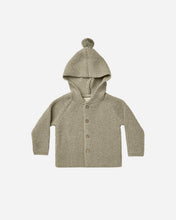 Load image into Gallery viewer, Tassle Cardigan - Heathered Fern
