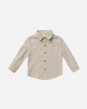 Load image into Gallery viewer, Collared Long Sleeve Shirt - Brass Stripe
