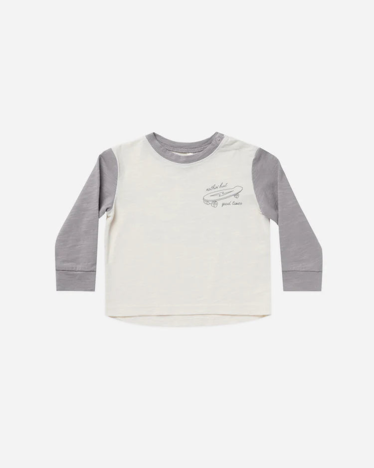 Long Sleeve Skater Tee - Born To Skate