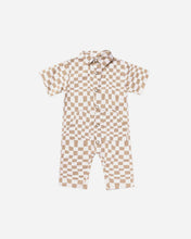 Load image into Gallery viewer, Rhett Jumpsuit - Sand Check

