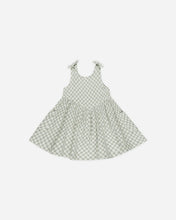 Load image into Gallery viewer, Summer Dress - Sage Check
