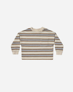 Relaxed Long Sleeve Tee - Vintage Stripe