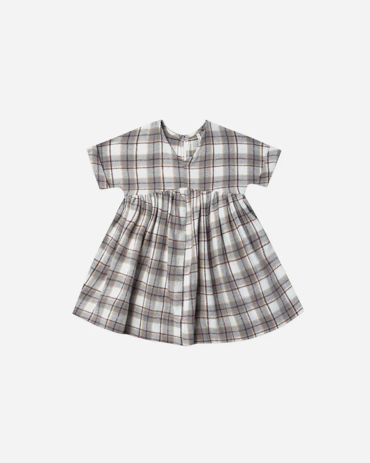 Maxwell Dress - Blue Flannel