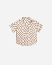 Load image into Gallery viewer, Lapel Collar Shirt - Sand Check
