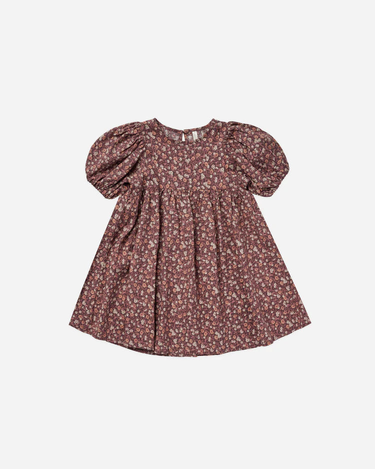 Marley Dress - Plum Floral