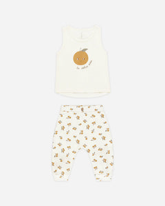 Tank + Slouch Pant Set Oranges