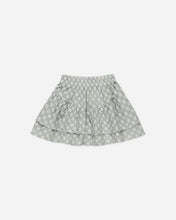 Load image into Gallery viewer, Tiered Mini Skirt Seafoam
