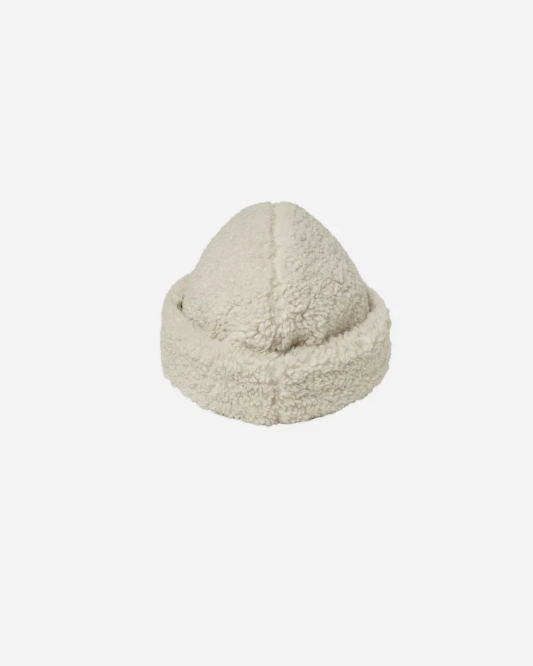 Shearling Beanie - Natural