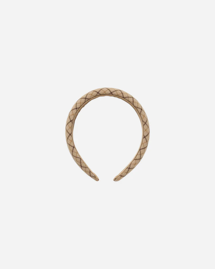 Padded Headband - Autumn Plaid